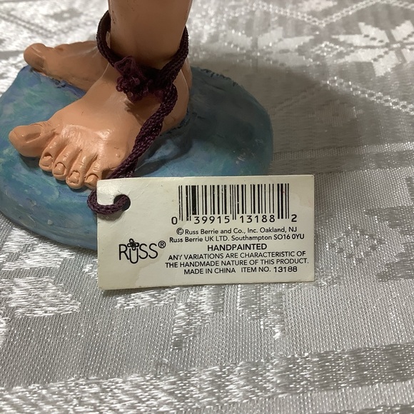 Russ Doug Harris Figurine Let’s Party Item No 13188 Vintage Signed - Picture 7 of 9